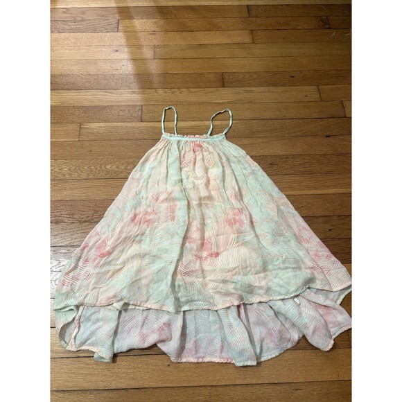 Free People Size L Season in the Sun Printed Lace-Up Tank Top Multicolor - Picture 2 of 6